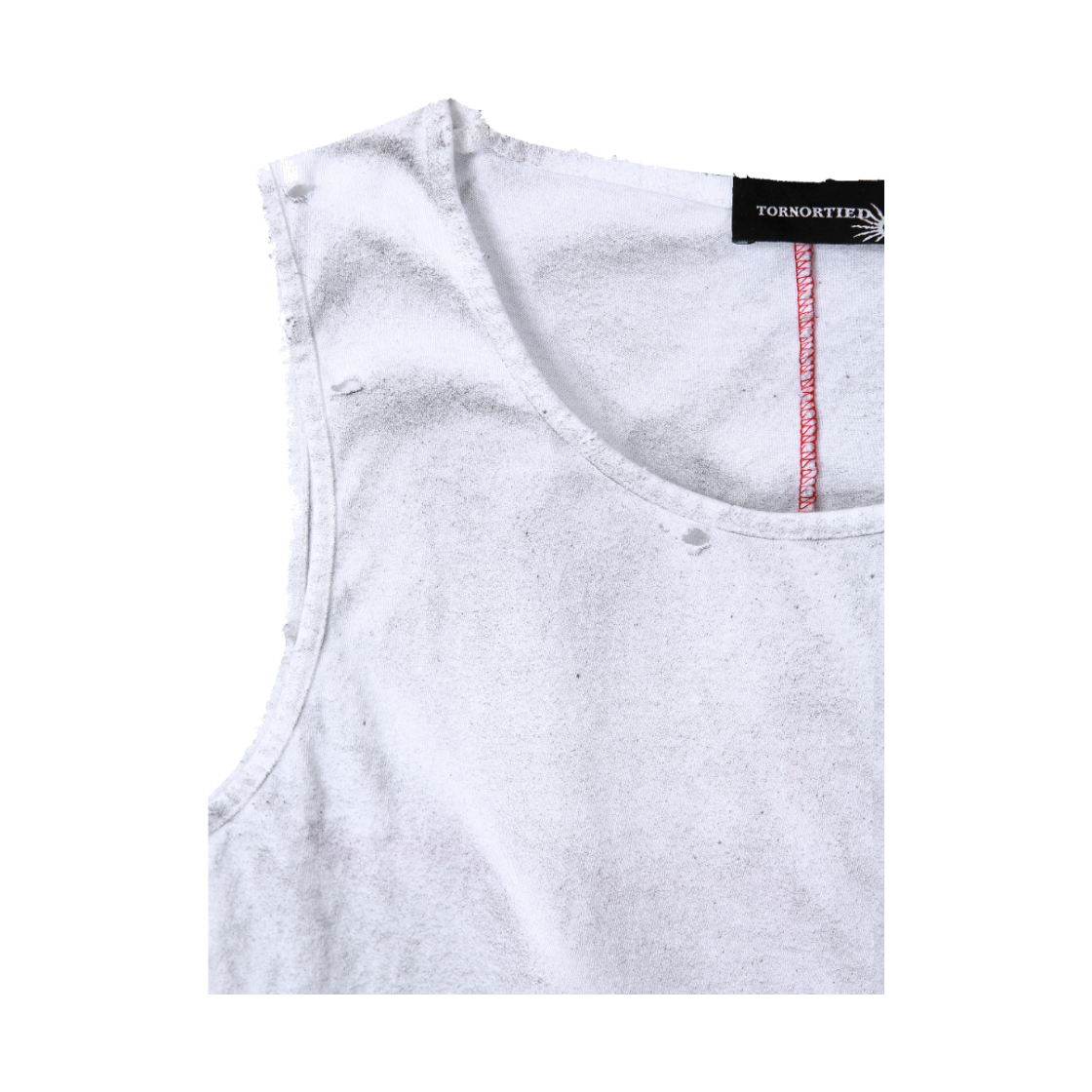 톤얼타이드  크로스 바인딩 슬리브리스 화이트(tornortied Crossed Bind Sleeveless White) - 3