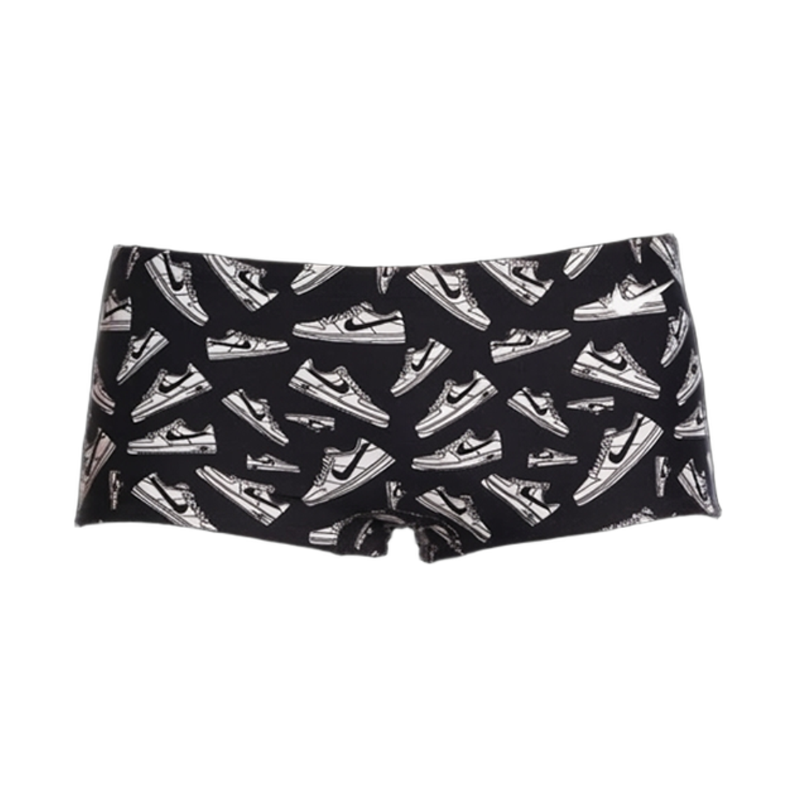 NESSF023-006 Nike Swim Tossed Sneakers Square Leg Brief Jet Black