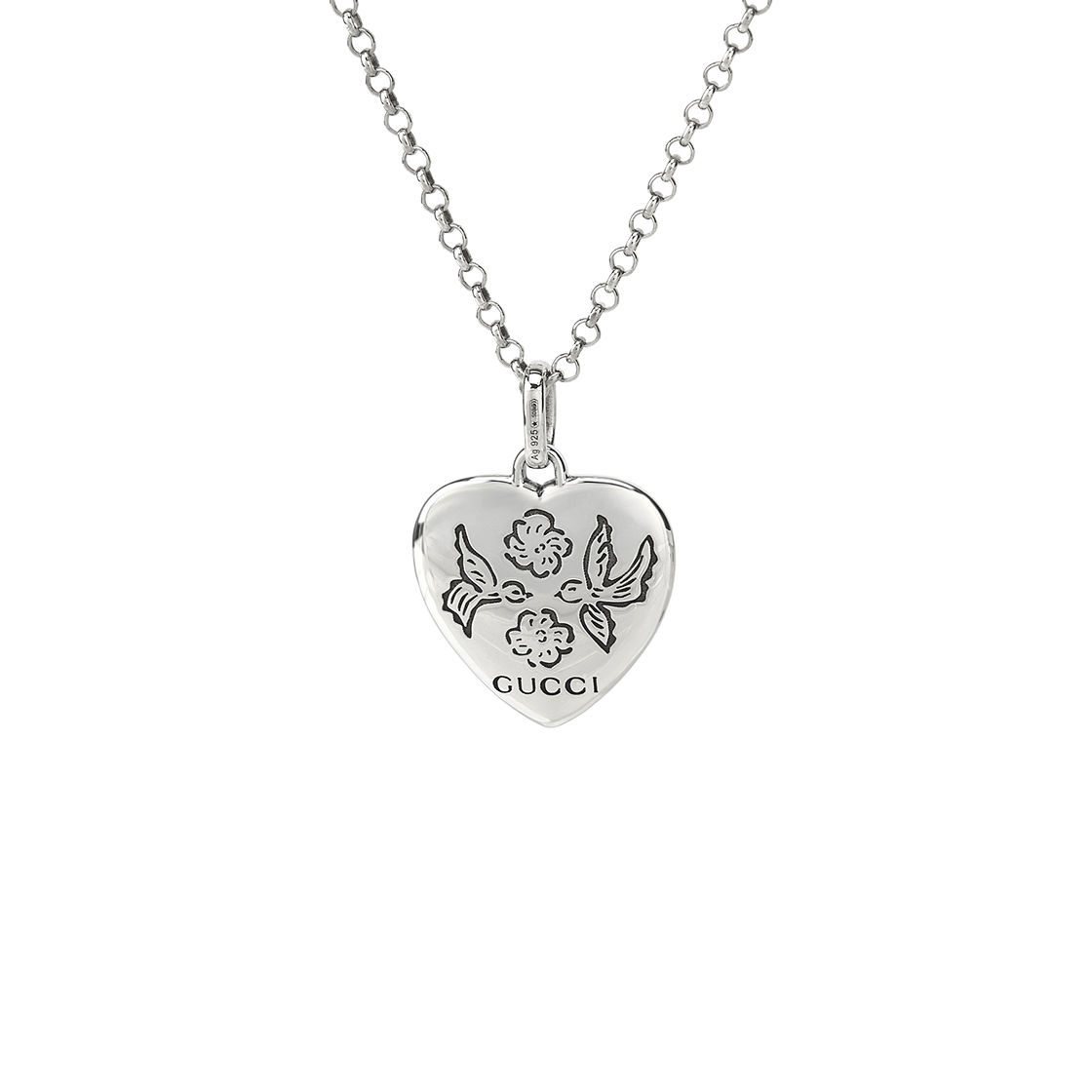 구찌 블라인드 포 러브 네클리스 실버(Gucci Blind for Love Necklace Silver) - 2