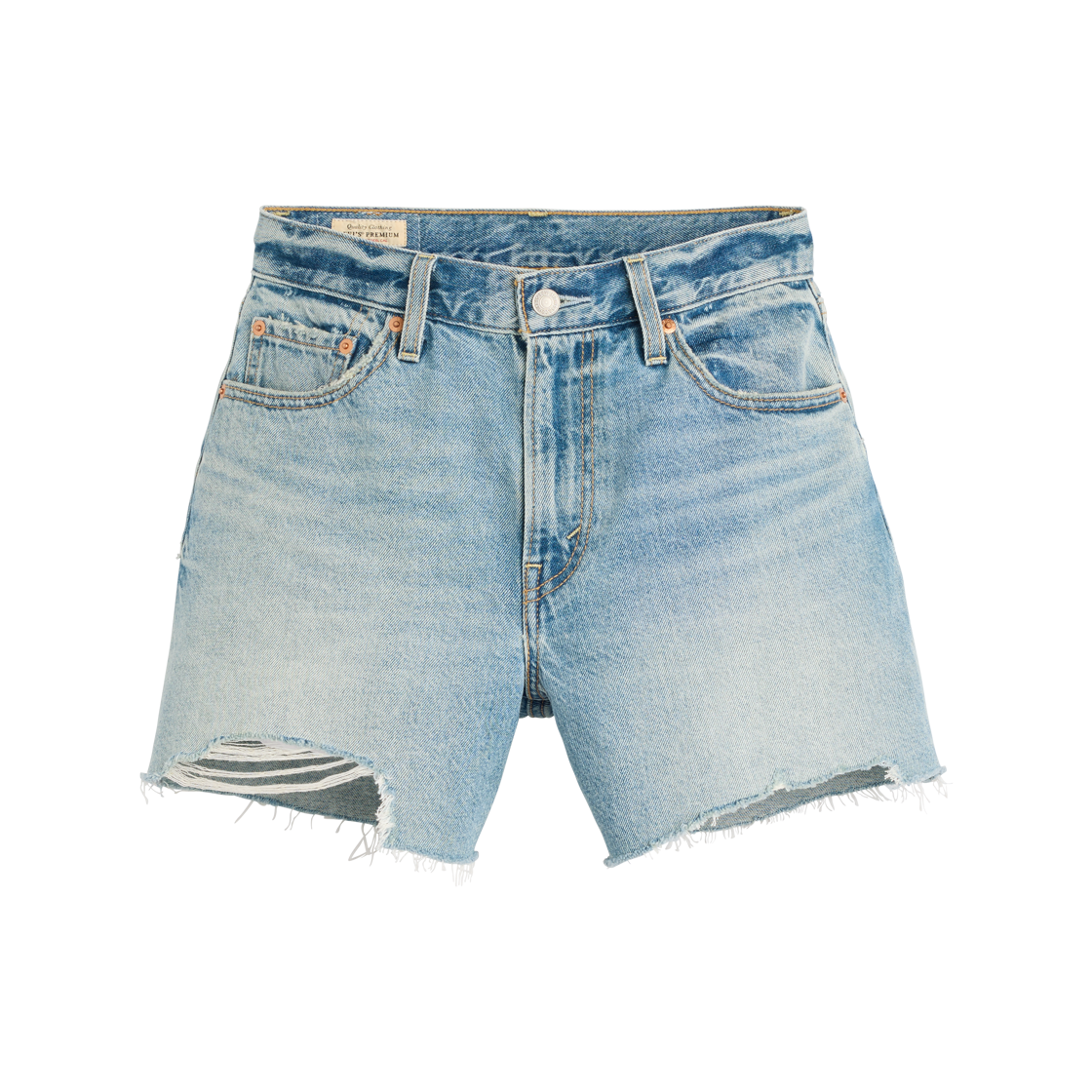 리바이스 립케이지 쇼츠 미디엄 인디고(Levi's Ribcage Short Midium Indigo)