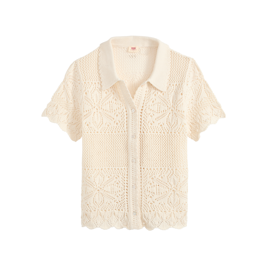 리바이스 수산나 플로럴 크로셰 셔츠 뉴트럴(Levi's Susanna Floral Crochet Shirt Neutral) - 1