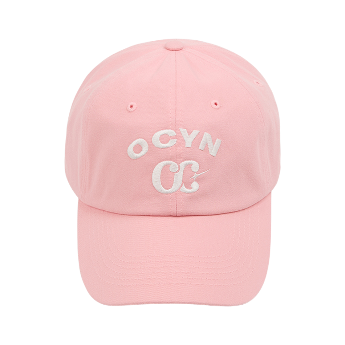 오브콜스와이낫 OCYN 베이직 6 패널 캡 핑크(ofcoursewhynot OCYN Basic 6 Pannel Cap Pink)