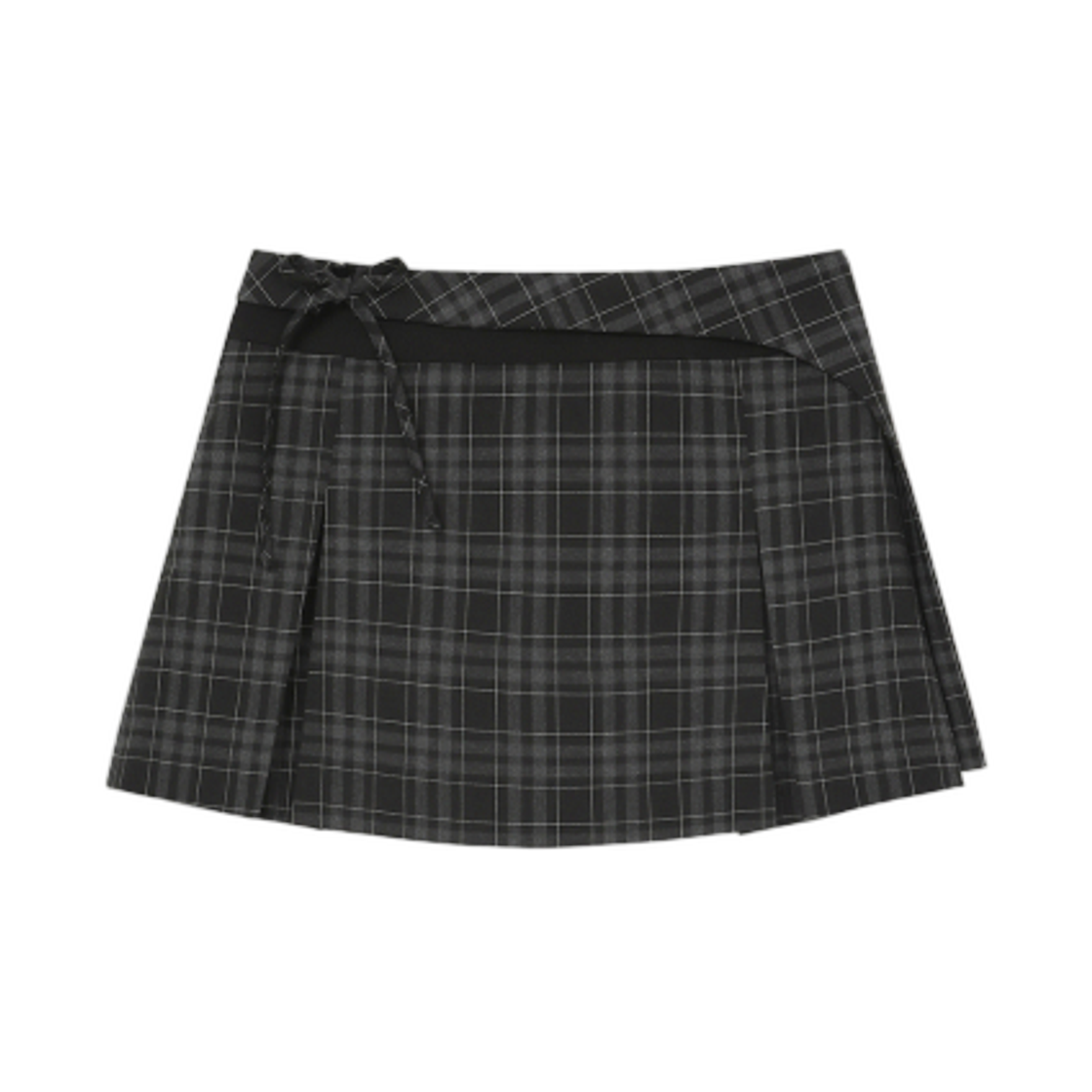 Miseki seoul Flutter folding skirt グレー Flutter folding skirt