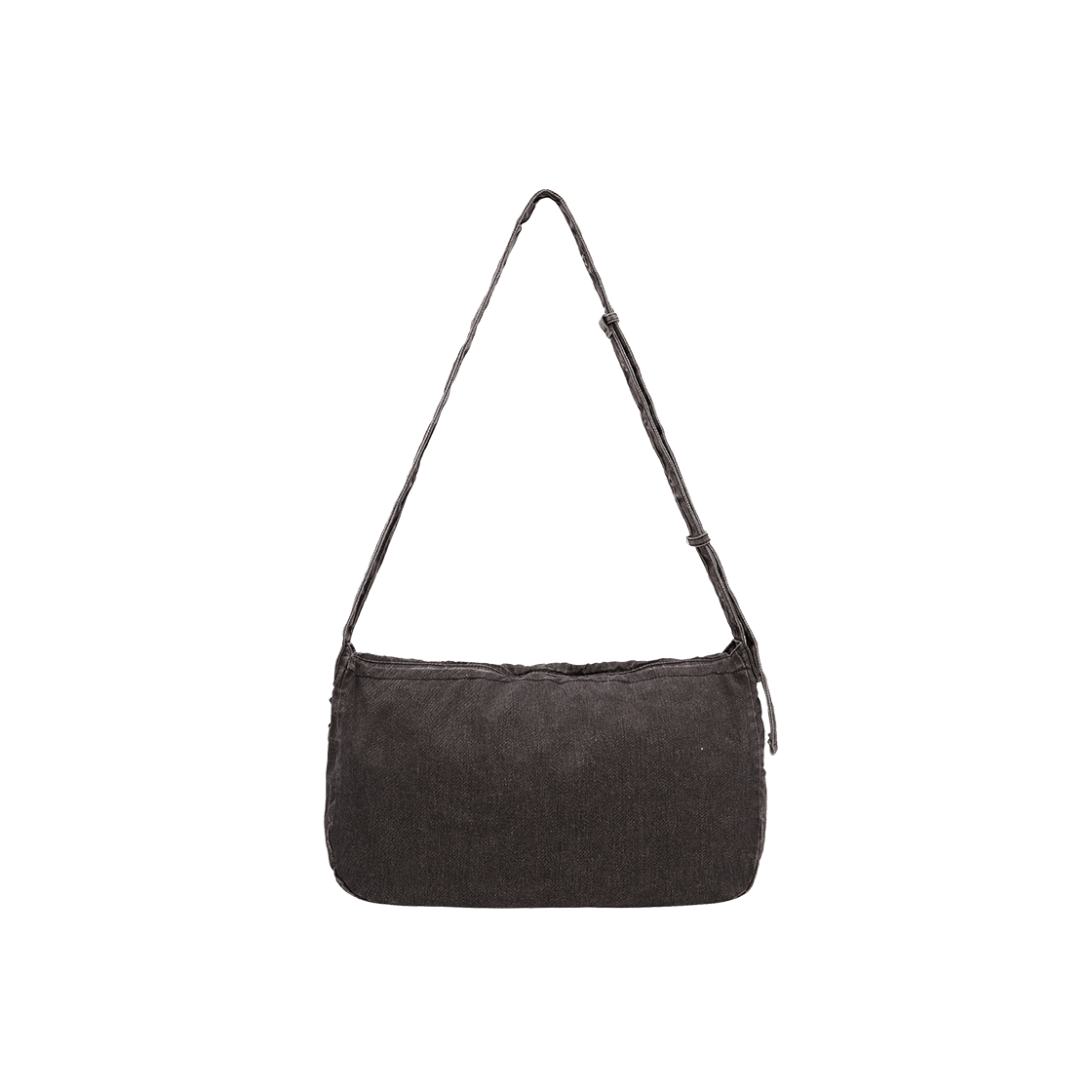 메아 워시드 스터드 메신저 백 블랙(Mea Washed Studded Messenger Bag Black) - 2