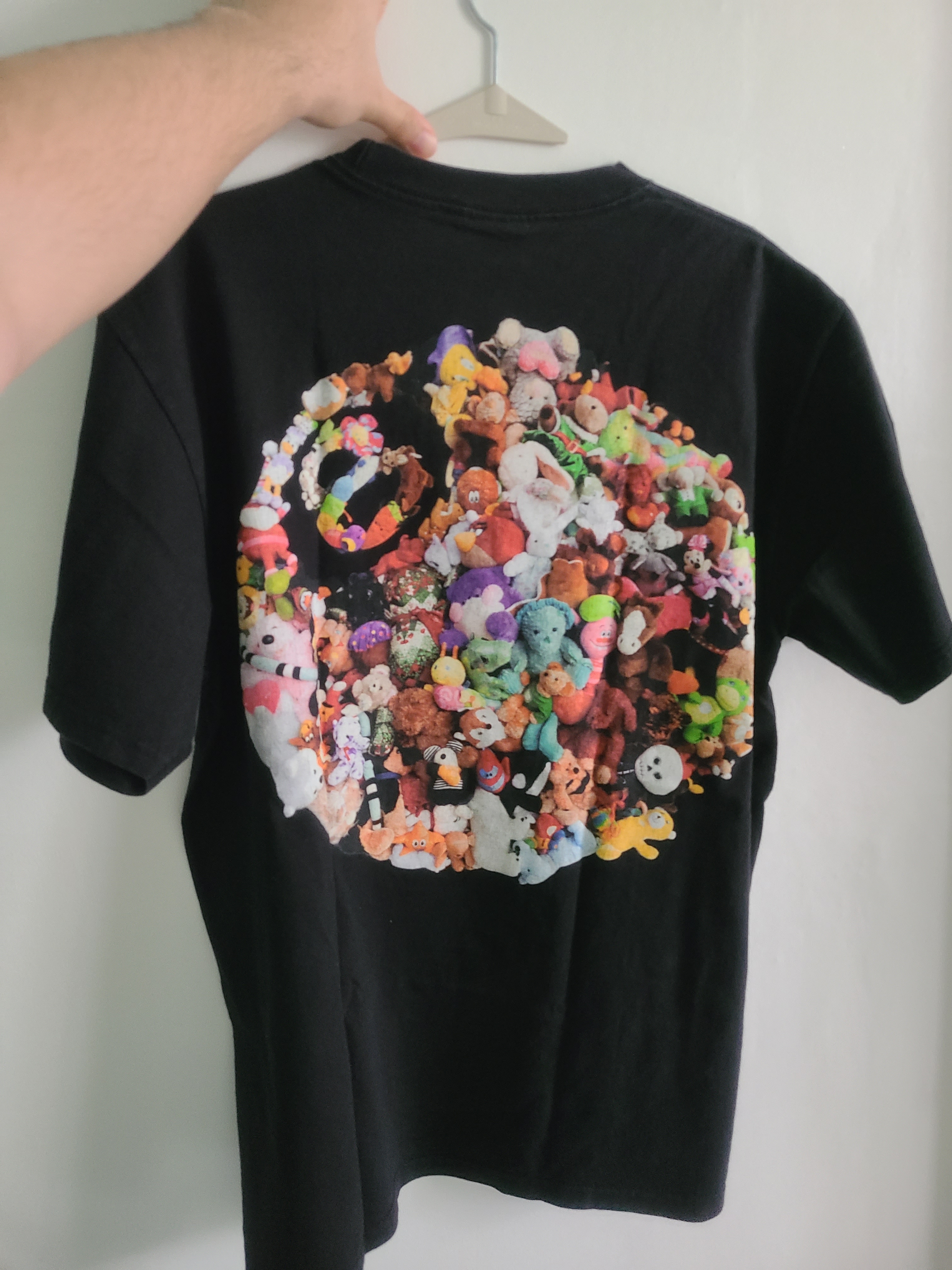 Stussy Plush T-Shirt Black 착용 스타일