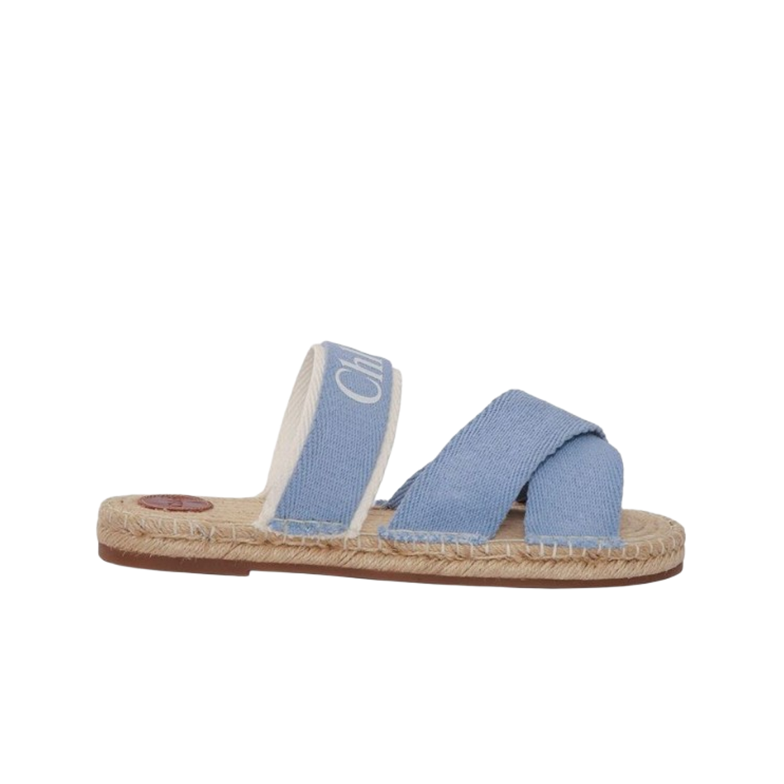 (키즈) 끌로에 로고 샌들 블루((Kids) Chloe Logo Sandal Blue) - 1