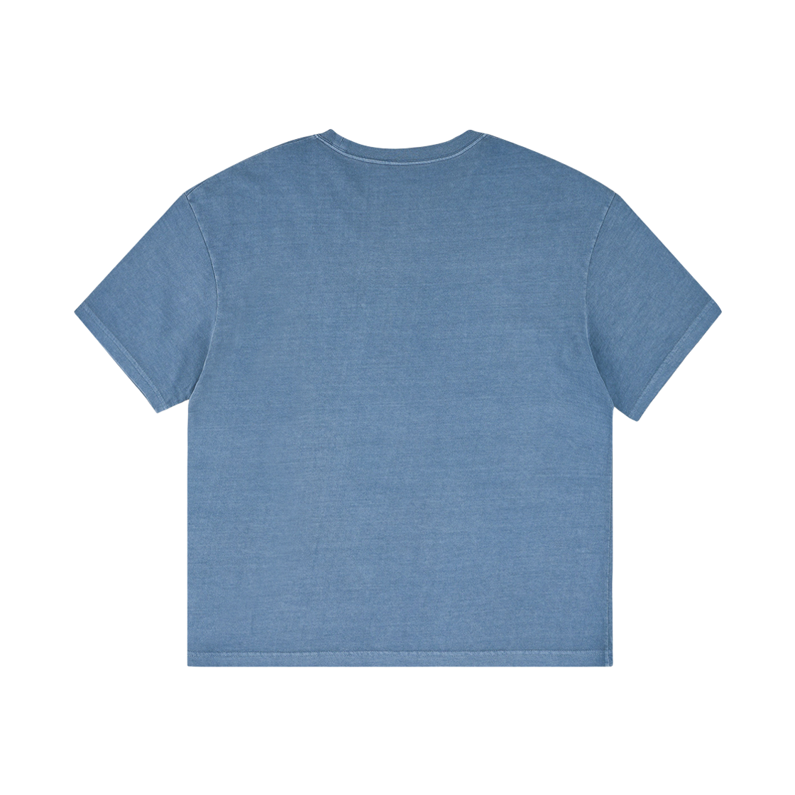 노디 트러블 스컬 디파트먼트 피그먼트 크롭 티 라이트 네이비(NODI Trouble Skull Dept Pigment Crop Tee Light Navy) - 2