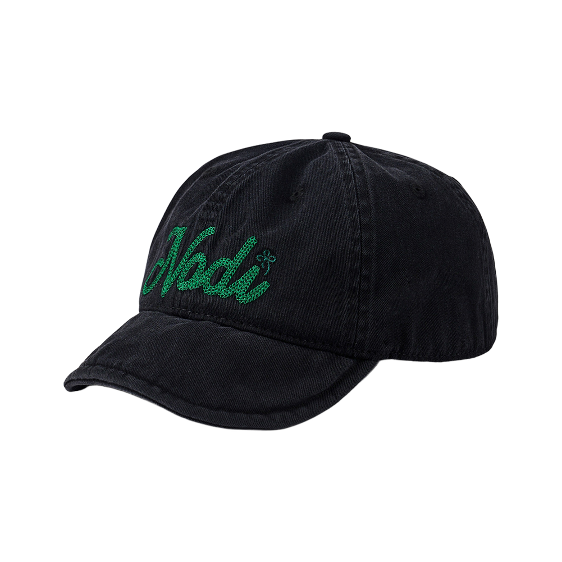 노디 숏 브림 로고 캡 블랙(NODI Short Brim Logo Cap Black) - 2