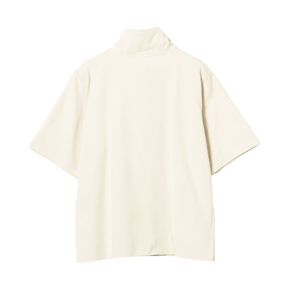 (W) 챔피온 x 레이 빔즈 하프집 티셔츠 라이트 그레이((W) Champion x Ray Beams Half-Zip T-Shirt Light Grey) - 2