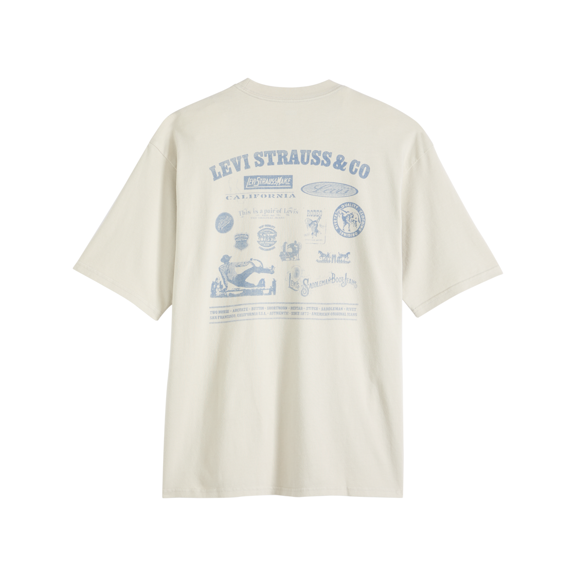 리바이스 워크웨어 그래픽 티셔츠 베이지(Levi's Workwear Graphic T-Shirt Beige) - 2