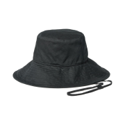 (W) Uniqlo UV Cut Cotton Linen Wide Brim Hat Black