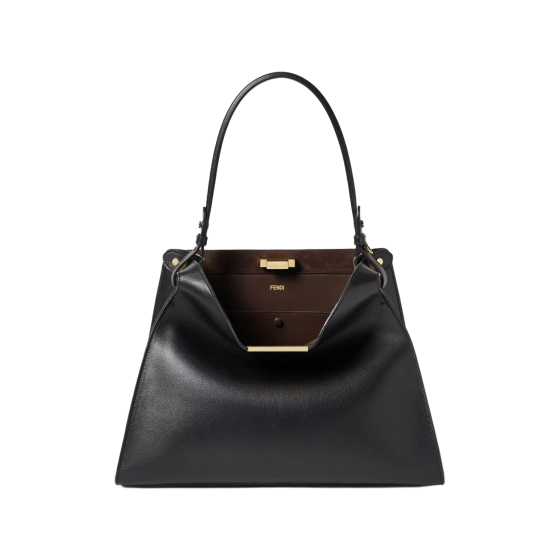 펜디 웨이 미디움 레더 숄더백 블랙(Fendi Way Medium Leather Shoulder Bag Black)