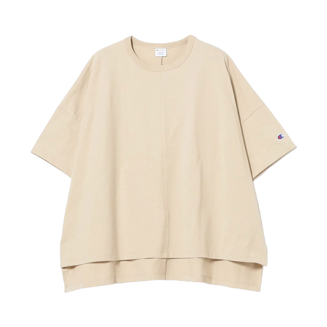 (W) 챔피온 x 레이 빔즈 숏슬리브 티셔츠 퍼티((W) Champion x Ray Beams Short Sleeve T-Shirt Putty)