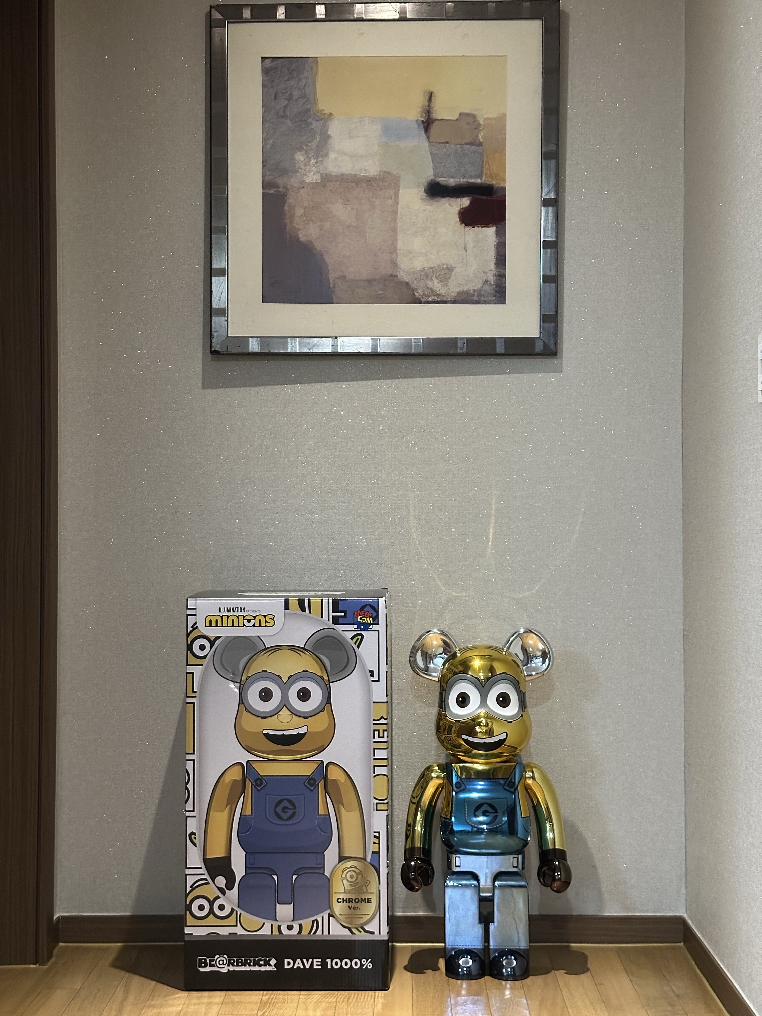 Bearbrick x MoMA Salvador Dali The Persistence of Memory 1000%, Bearbrick x MoMA Salvador Dali The Persistence of Memory 100% & 400% Set 착용 스타일 - 3