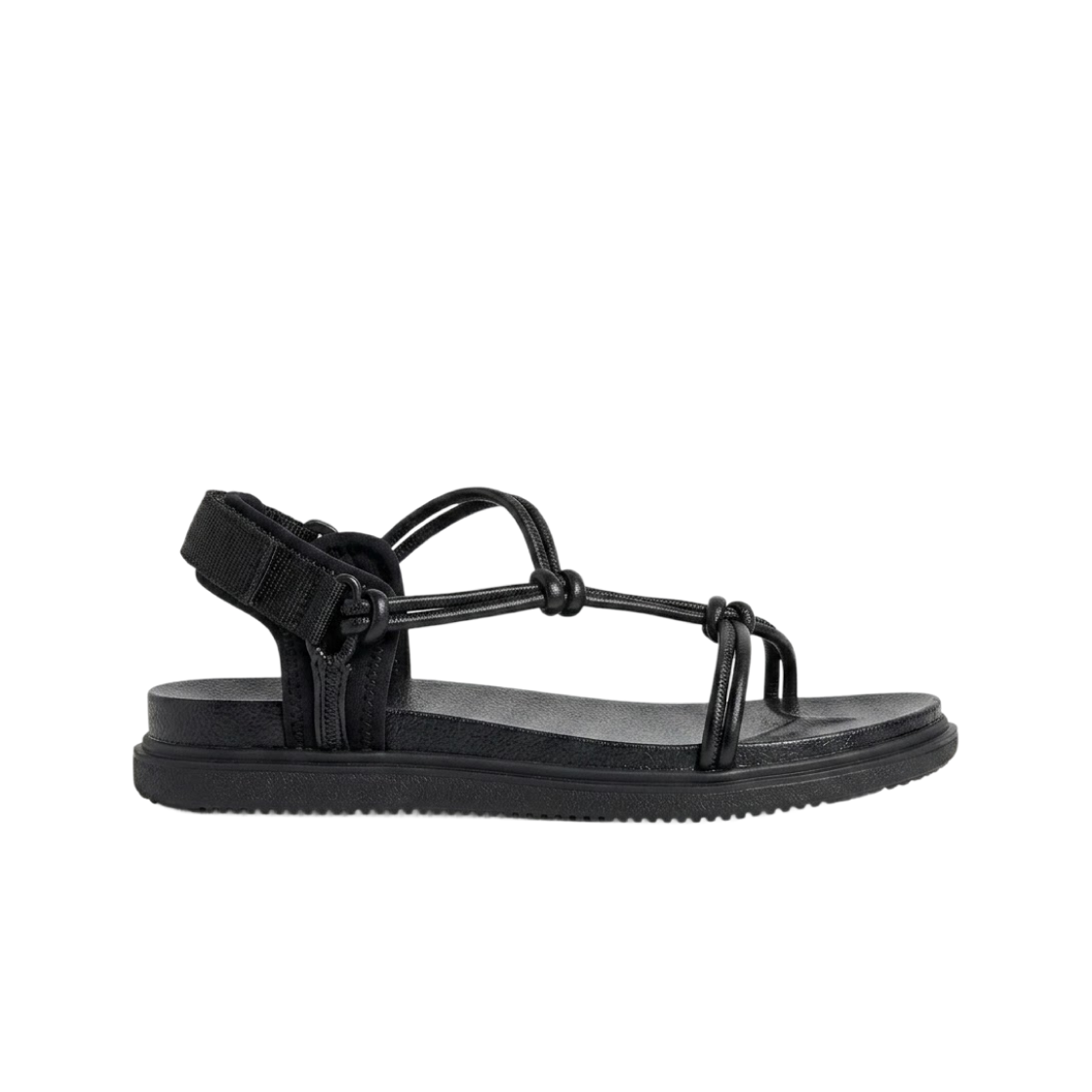 (W) 유니클로 C 로프 샌들 블랙((W) Uniqlo C Rope Sandal Black)