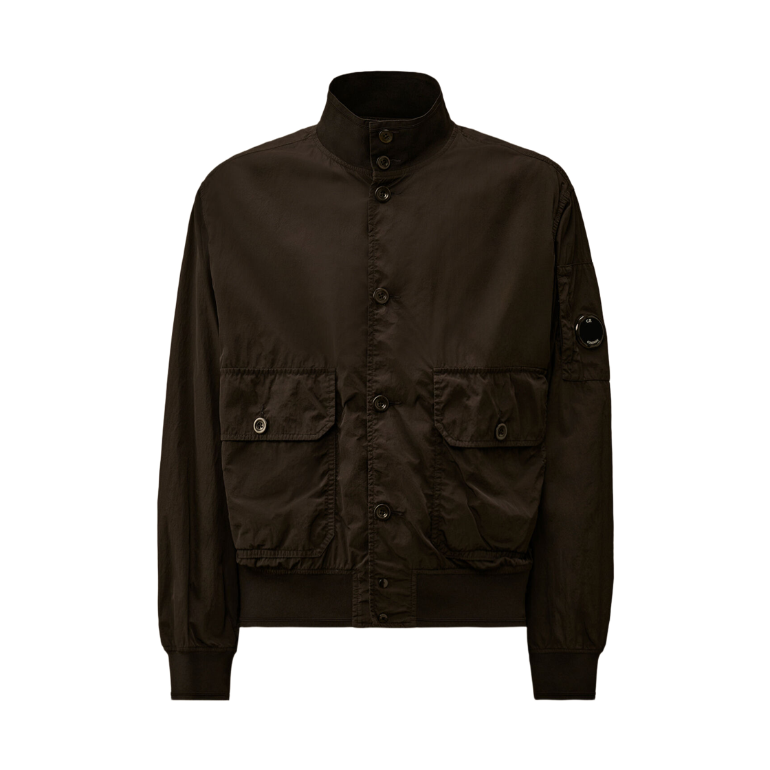 20CMOW003A005904G999 C.P. Company Chrome-R Button Bomber Jacket Black - 26SS
