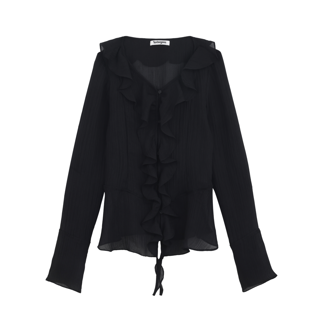 LOTS1BLW007OBK LOTS YOU Maleficent Blouse Black