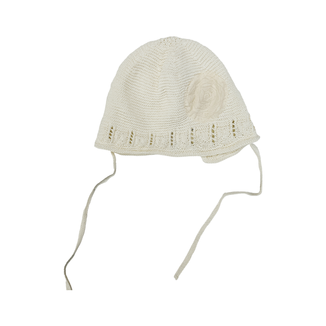 더그레이티스트 로즈 스트링 비니 화이트(The Greatest Rose String Beanie White)