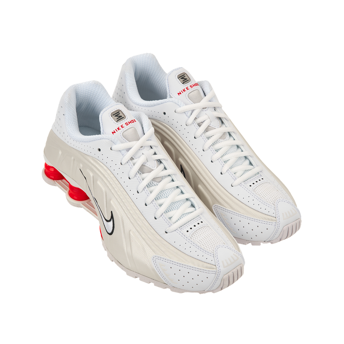 (W) 나이키 샥스 R4 화이트 팬텀((W) Nike Shox R4 White Phantom) - 4