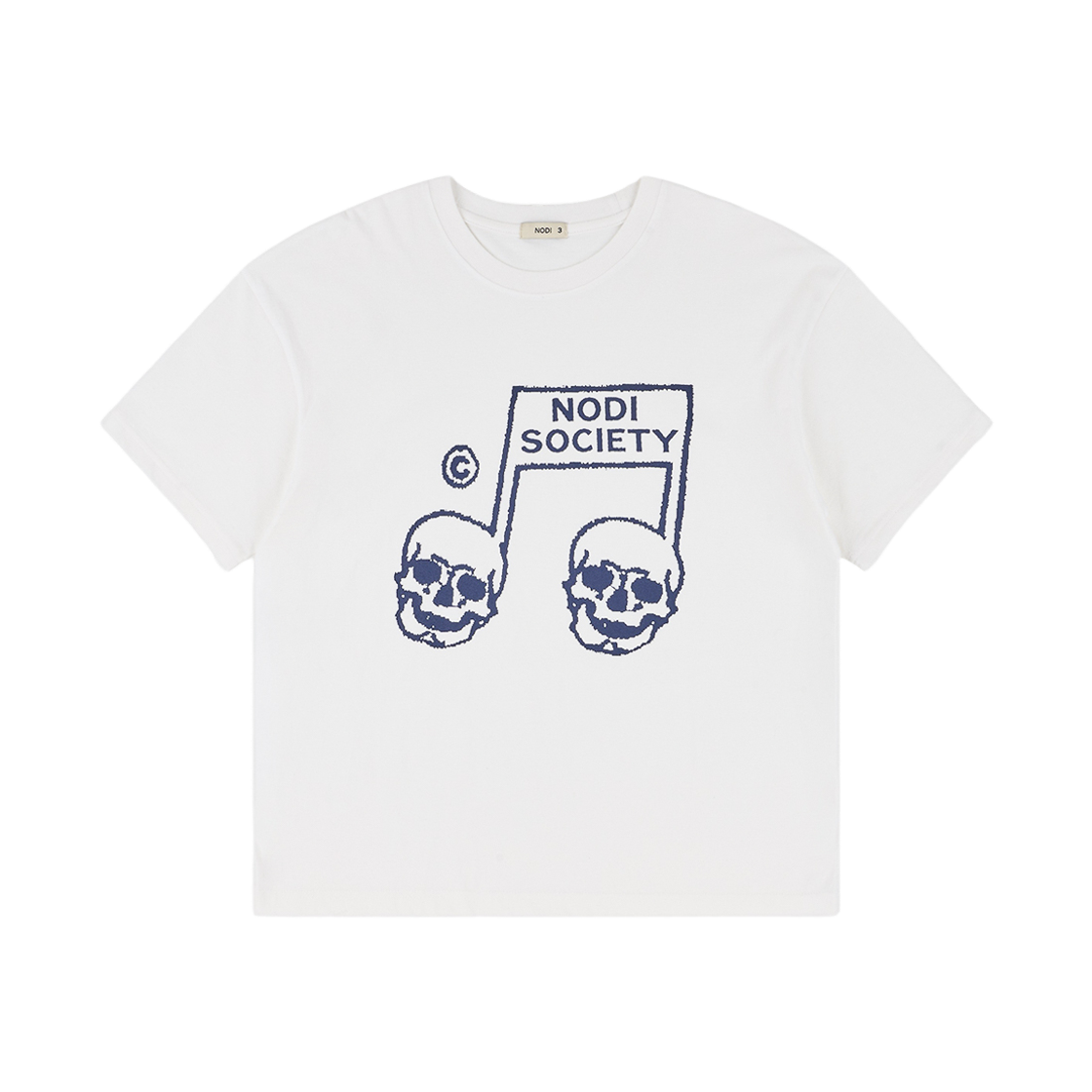 ND_CTO_019_IV NODI Dead Sound Society Crop Tee Ivory