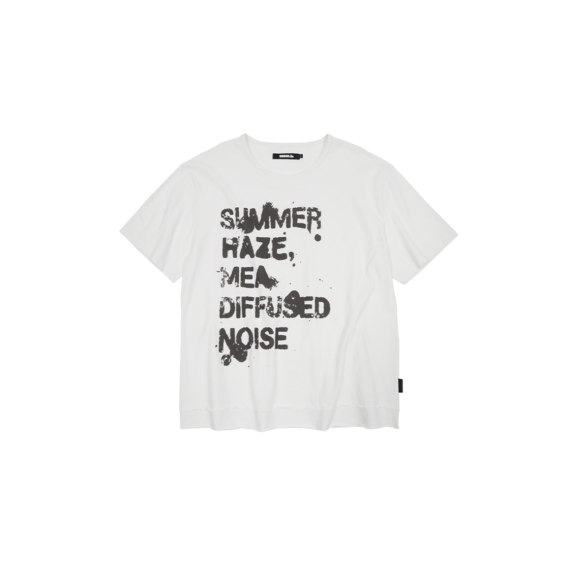 메아 썸머 헤이즈 레이어드 티셔츠 화이트(Mea Summer Haze Layered T-Shirt White)