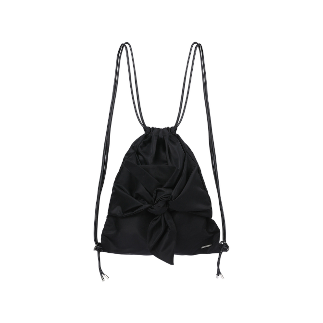 - Miseki Seoul Tie Up Drawstring Bag Black
