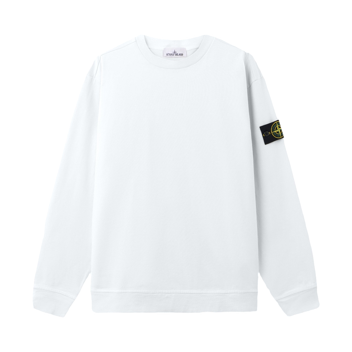 L1S1561000-57S0B50-V0041 Stone Island 6100057 Heavy Organic Cotton Jersey Regular-Fit Crewneck Sweatshirt Sky Blue - 26SS