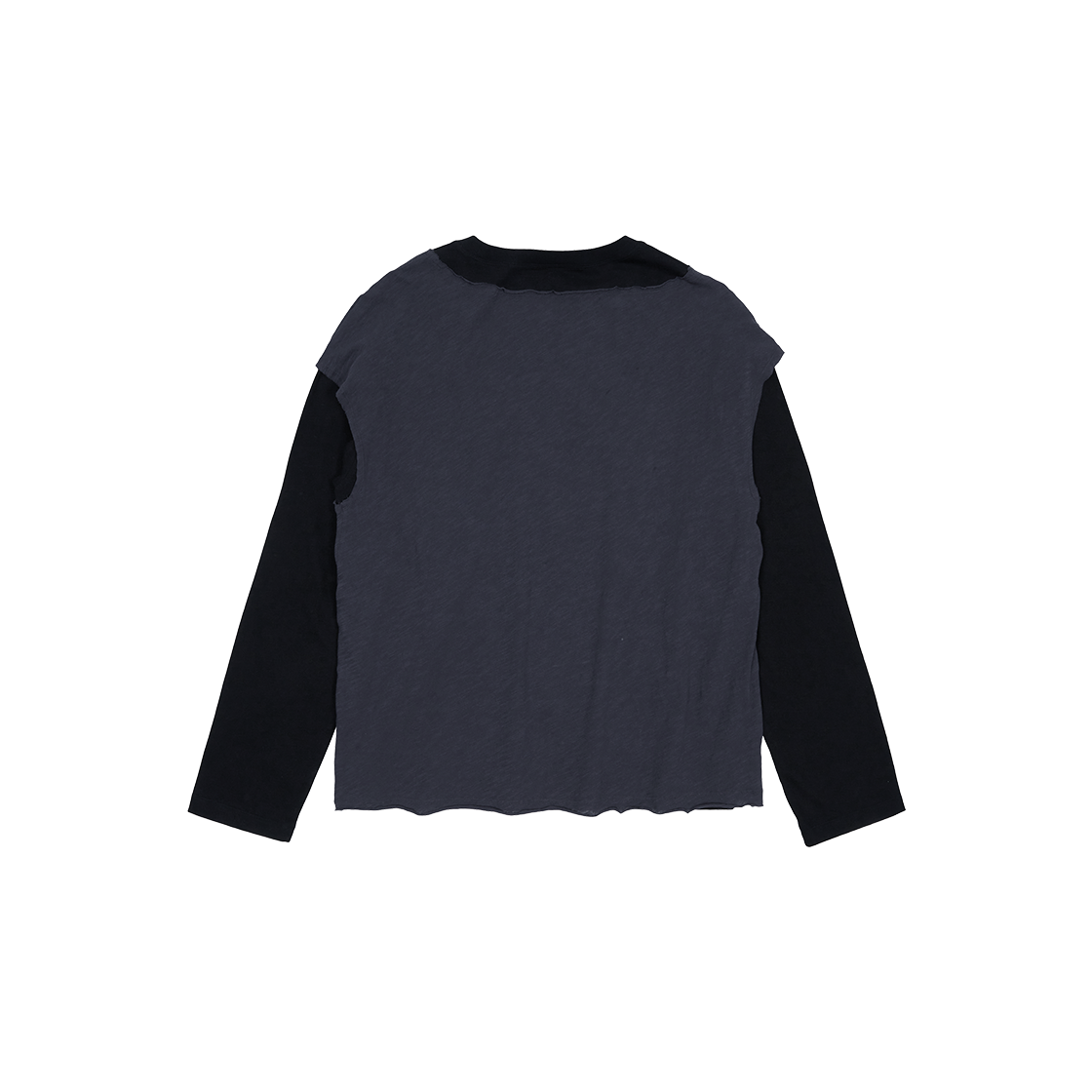메아 디퓨즈 레터링 레이어드 롱슬리브 블랙(Mea Diffused Lettering Layered L/S Black) - 2