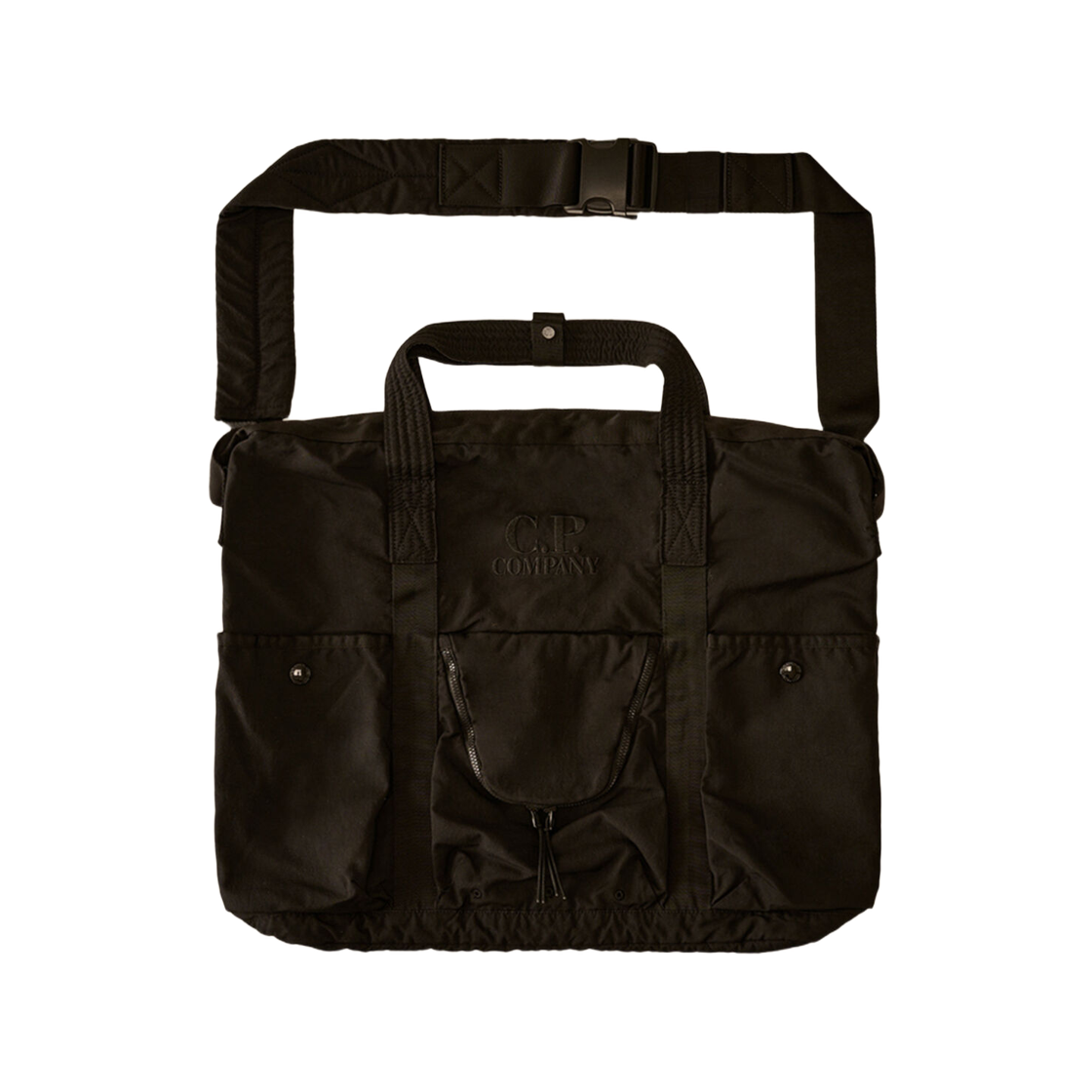 20CMAC182A110305G999 C.P. Company Twill Tote Bag Black - 26SS