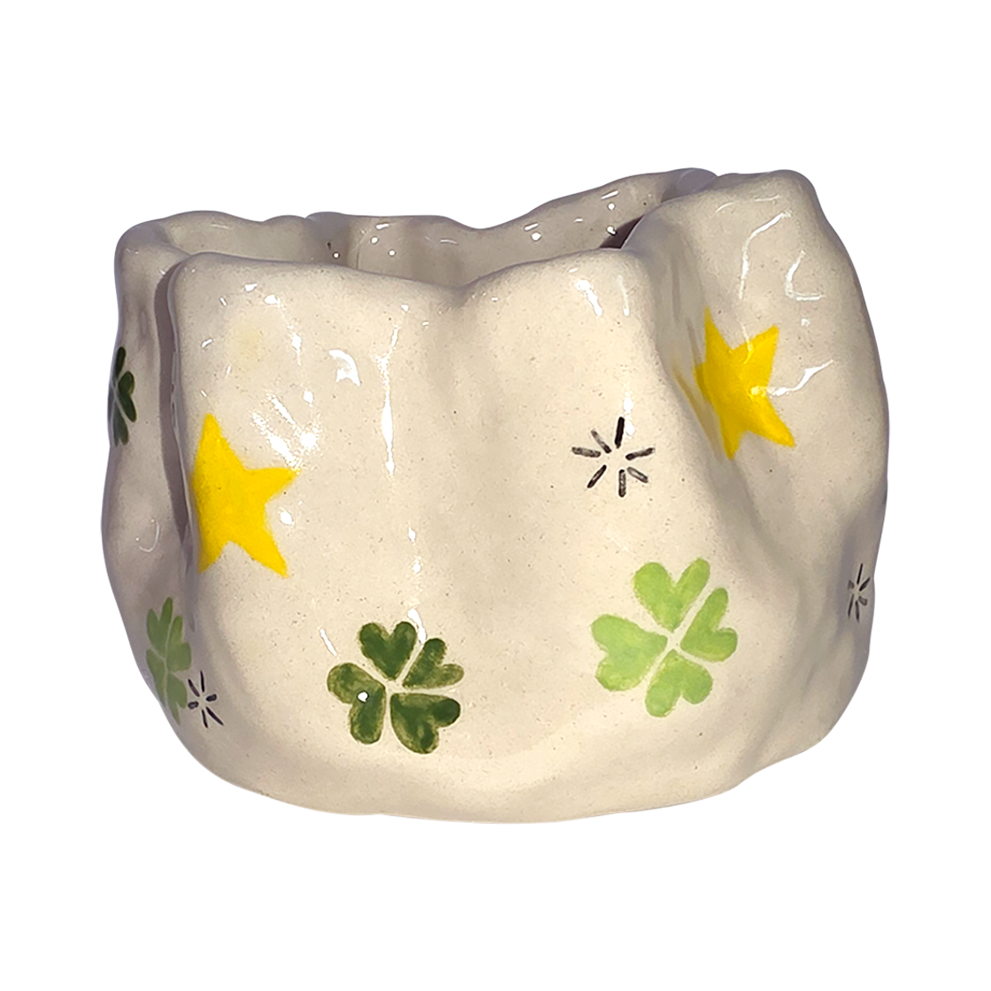체리드라이버 럭키 스타 클로버 화분(Cherry Driver Lucky Star Clover Pot)