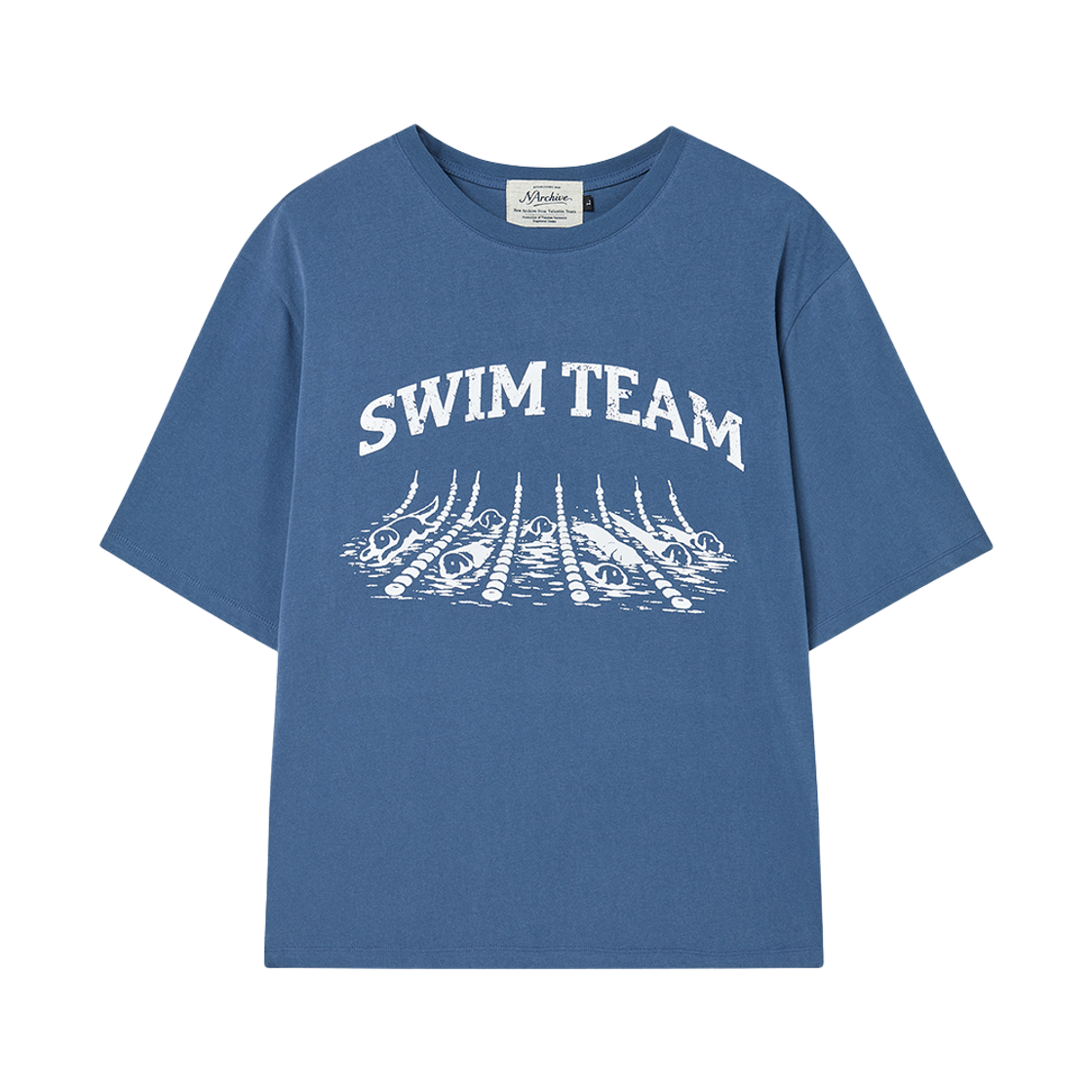 엔 아카이브 빈티지 스포츠 워시드 반팔 티셔츠 블루(N ARCHIVE Vintage Sports Washed T-Shirt Blue)