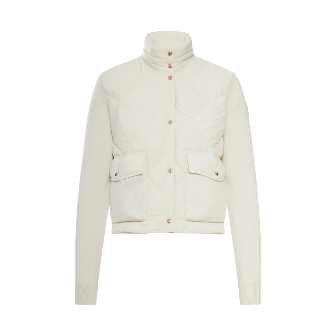 L1-093-9B00041-M1367-050 (W) Moncler Diamond Quilted Jacket Ivory - 26SS