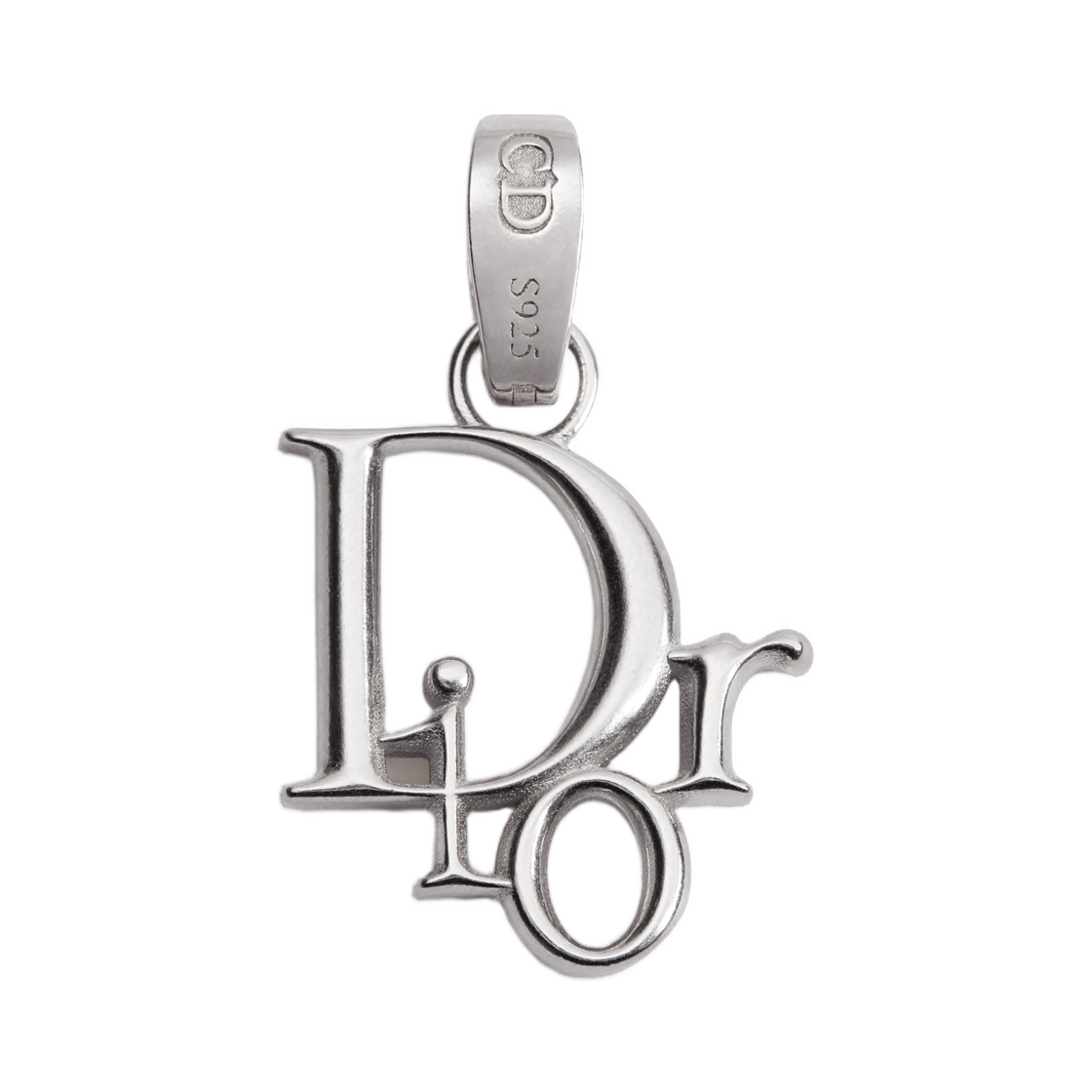 X0303HOMST-D990 Dior Charm Dior Oblique Pendant Silver