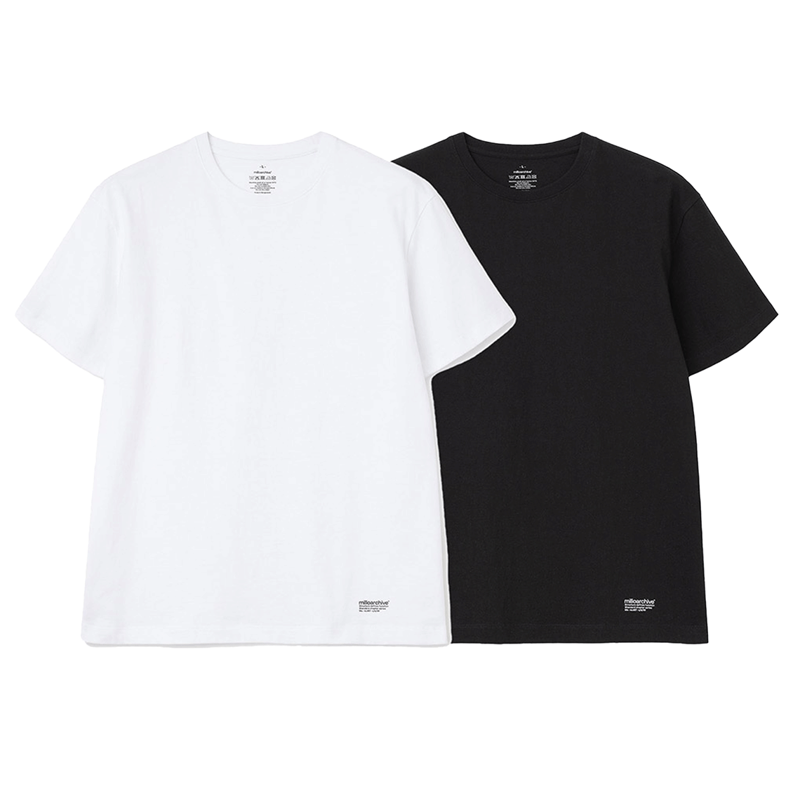 밀로 아카이브 2PACK 스탠다드 챕터 로고 티셔츠 믹스(Millo Archive 2PACK Standard Chapter Logo T-Shirt Mix)