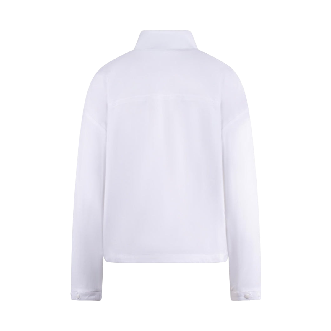 (W) 말본 골프 크로스코트 윈드브레이커 화이트((W) Malbon Golf Crosscourt Windbreaker White) - 2