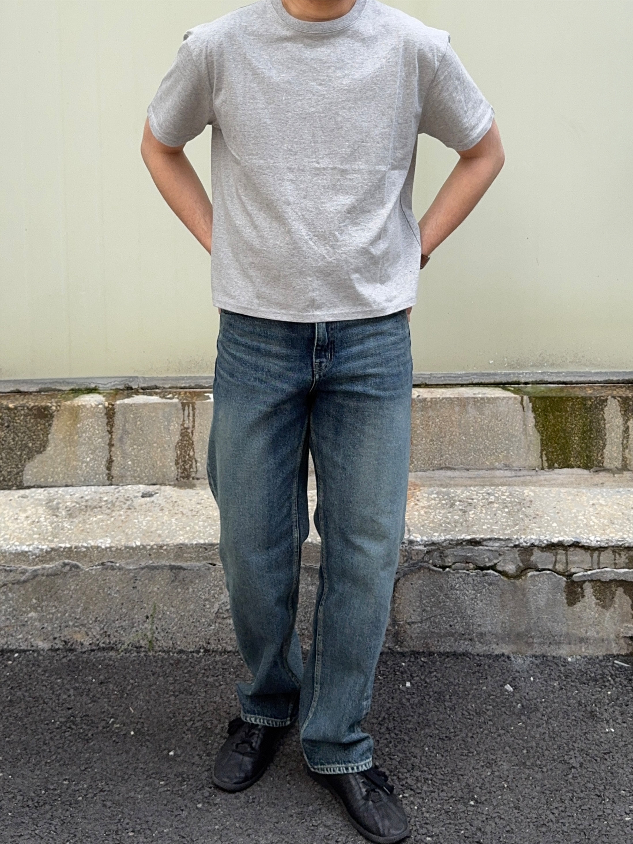 Knitted 2PACK Cotton Crop T-Shirts 3 COLOR 착용 스타일