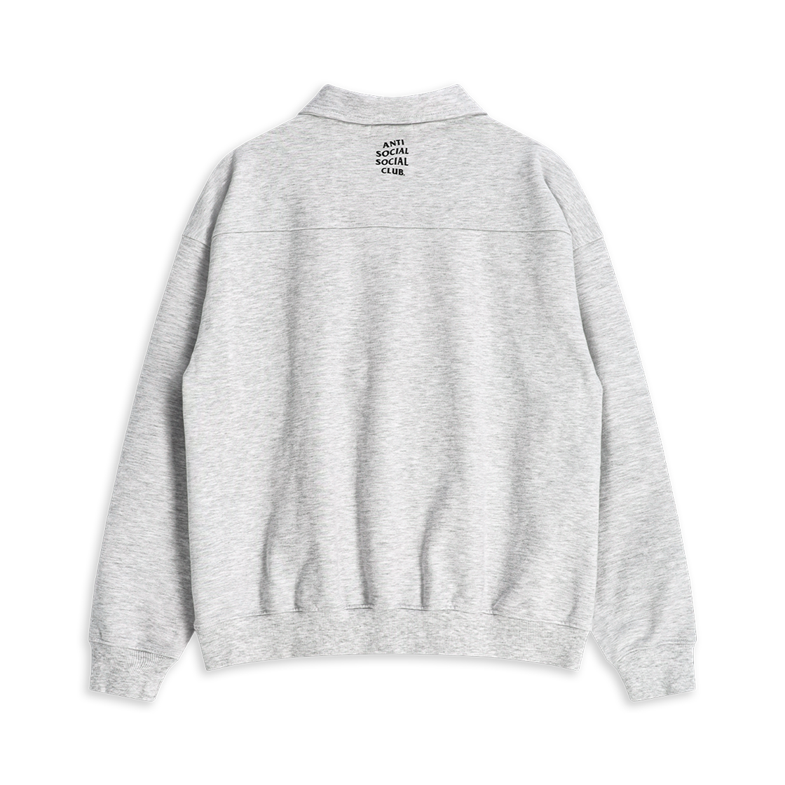 안티 소셜 소셜 클럽 오지 로고 하프 집 - 헤더 그레이(Anti Social Social Club OG Logo Half-Zip Heather Grey) - 2