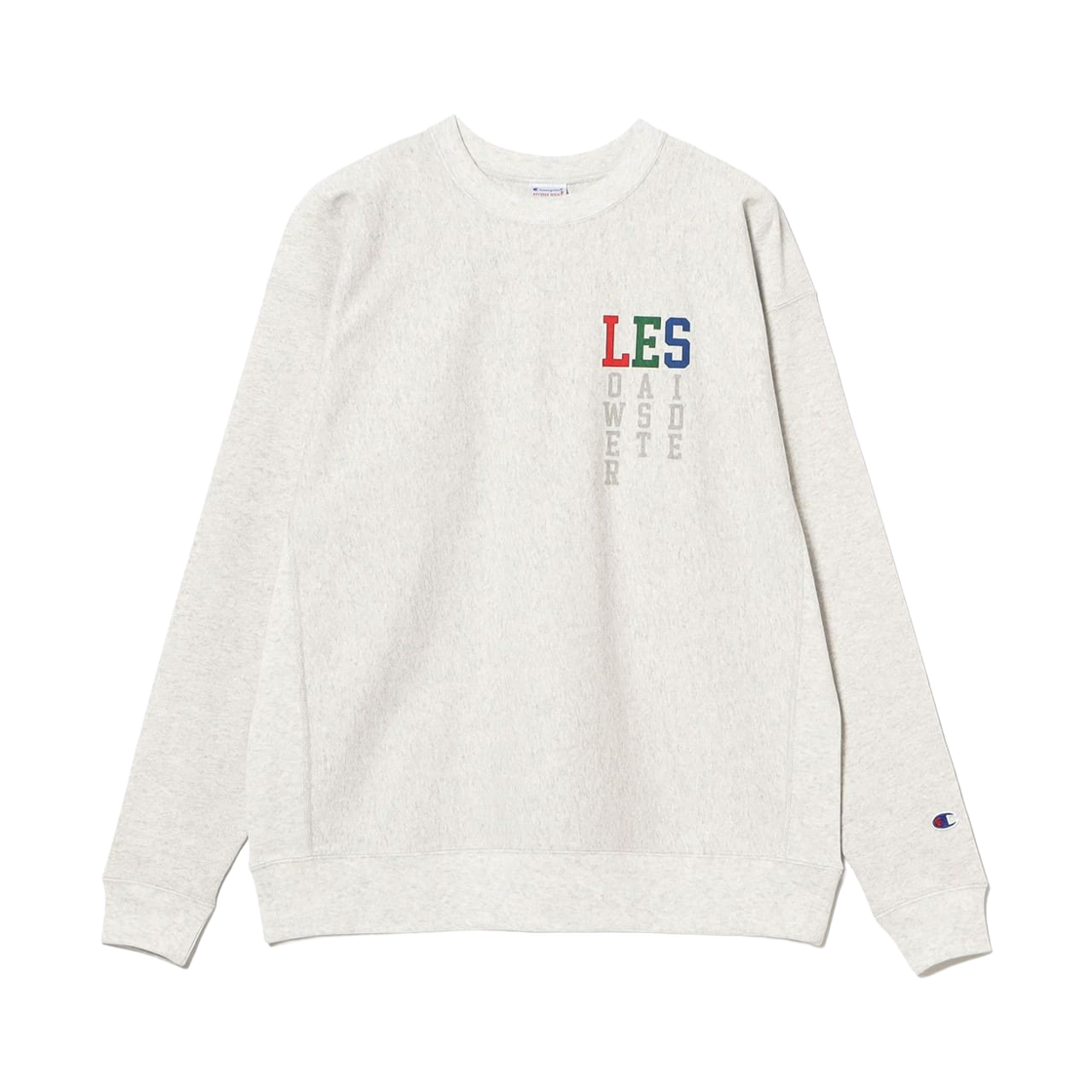 챔피온 x 빔즈 리버스 위브 시티 롱슬리브 티셔츠 오트밀(Champion x Beams Reverse Weave City Long Sleeve T-Shirt Oatmeal) - 1