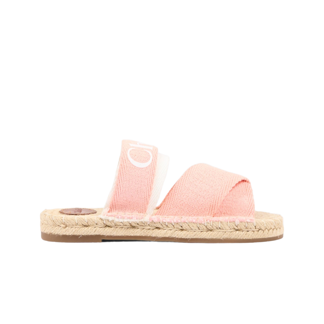 C20885-43A (Kids) Chloe Logo Sandal Orange