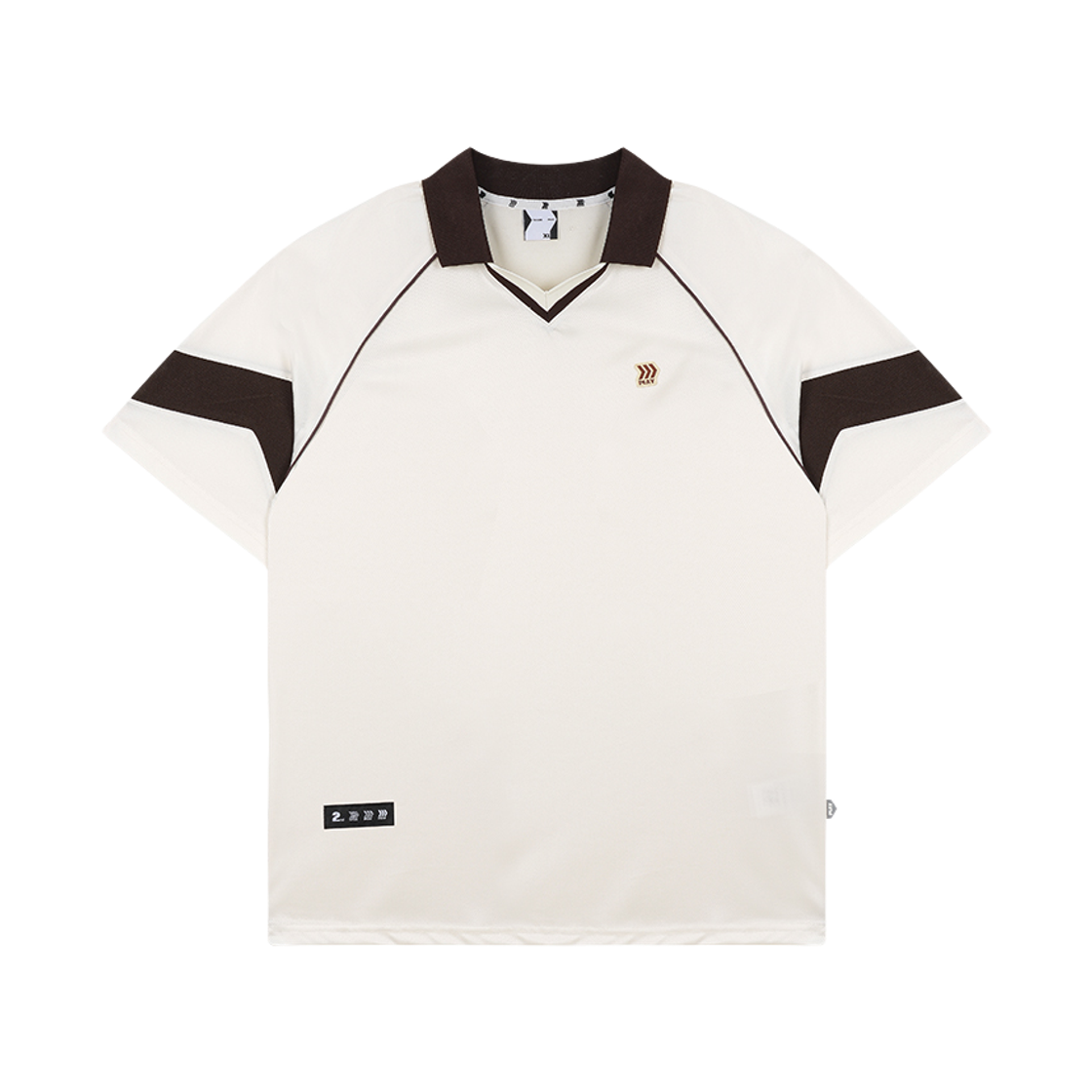 GWBFSP06 WILLBE PLAY Color Point Polo Shirt Ivory