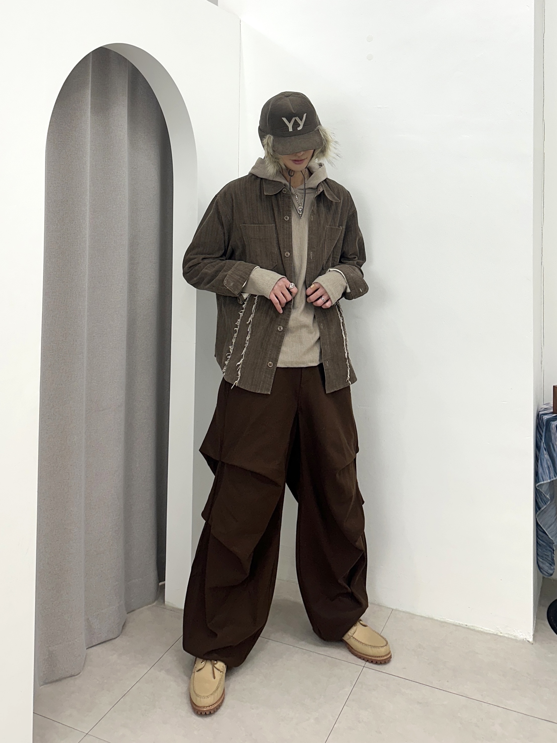 Open Yy Faux Fur Corduroy Earflap Cap Khaki, Timberland Classic 3-Eye Boat Shoes Brown - Wide 착용 스타일 - 3