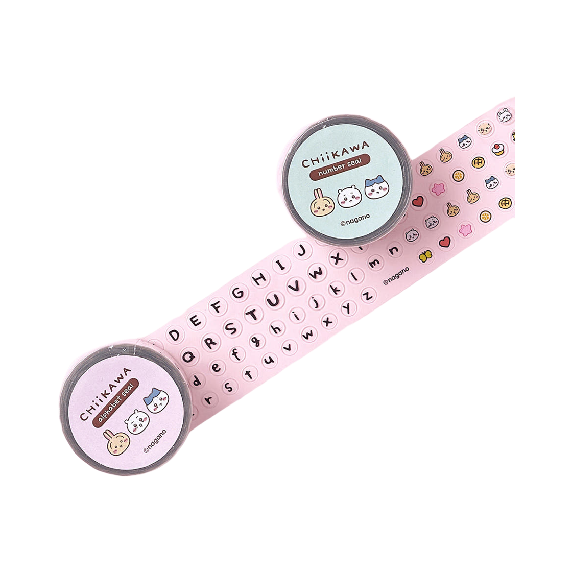 대원미디어 먼작귀 캐릭터 다꾸 롤 미니 숫자 알파벳 스티커 2종(Daewonmedia Chiikawa Mini Roll Deco Sticker 2 Type) - 3