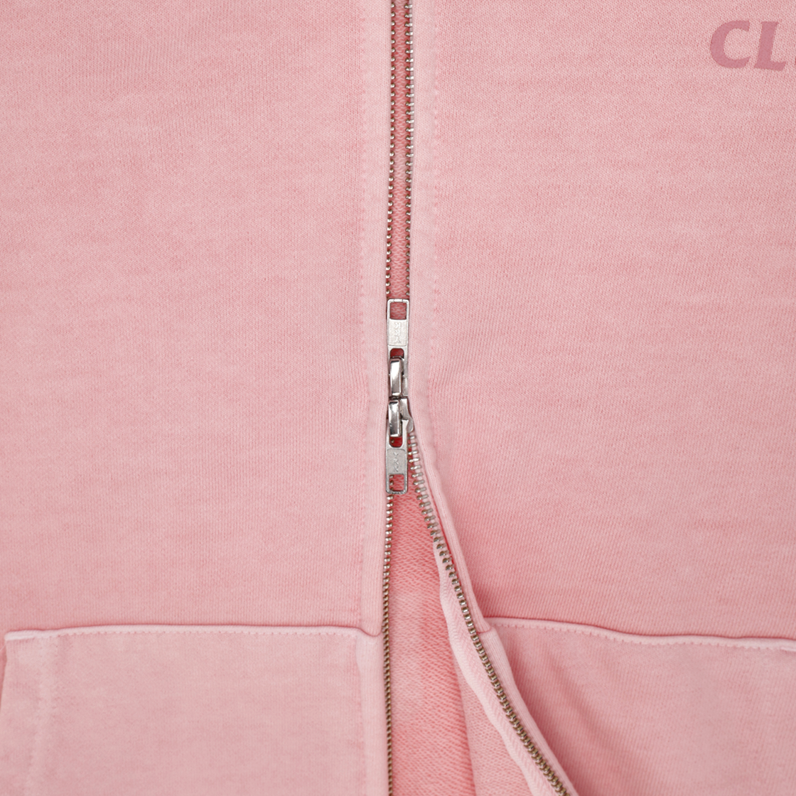 안티 소셜 소셜 클럽 오지 로고 후드 집 - 핑크(Anti Social Social Club OG Logo Hood Zip Pink) - 4