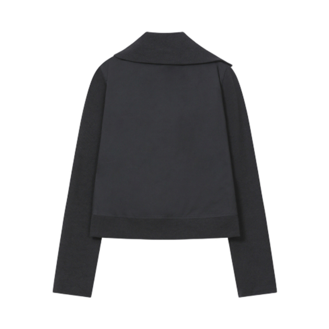 (W) 미세키서울 슬래쉬 립드 자켓 차콜((W) Miseki Seoul Slash Ribbed Jacket Charcoal) - 2
