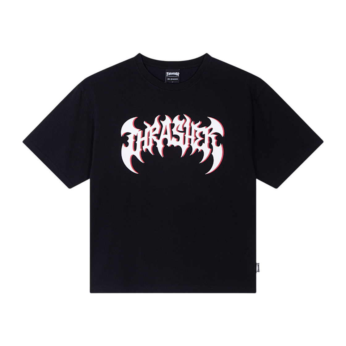 트레셔 쿨 헤비 메탈 티셔츠 블랙(Thrasher Cool Heavy Metal T-Shirts Black)