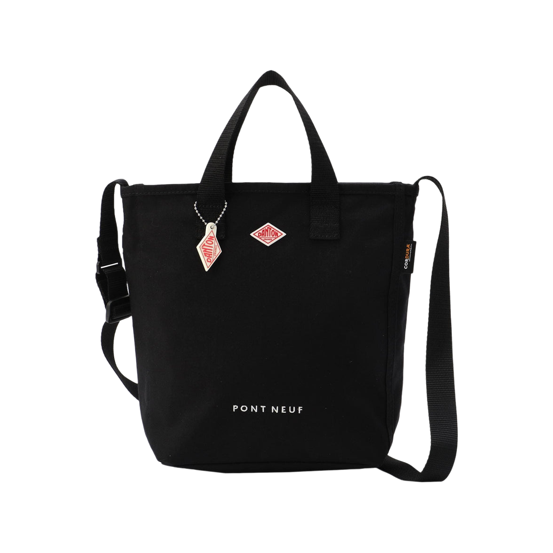 단톤 퐁 뇌프 코듀라 캔버스 투웨이 토트백 블랙(Danton Pont Neuf Cordura Canvas 2Way Tote Bag Black)