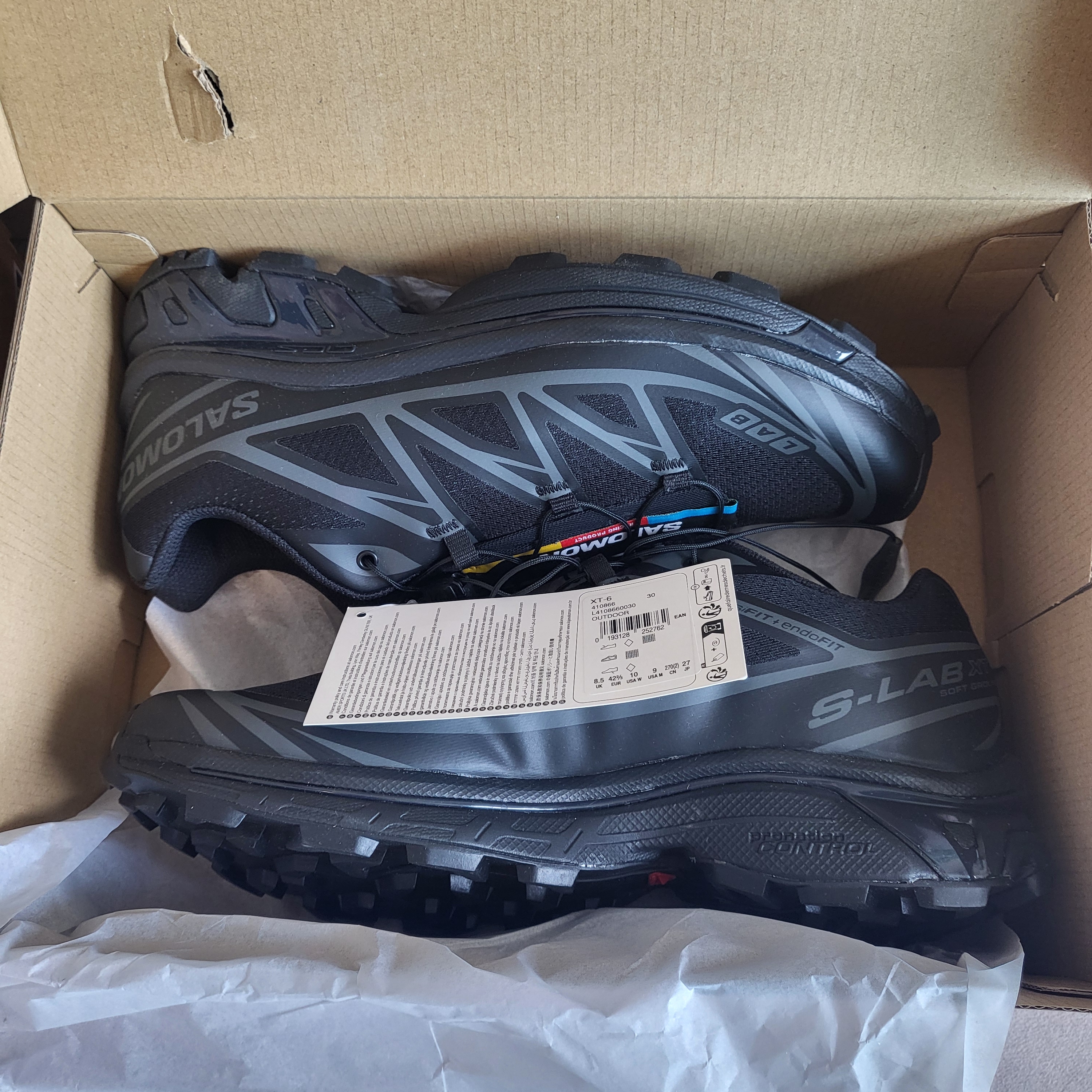 Salomon XT-6 ADV Black, Salomon XT-6 ADV White 착용 스타일 - 1