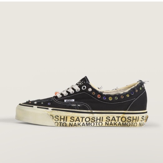 Vans x Satoshi Nakamoto OTW Era 95 Gems Black 착용 스타일