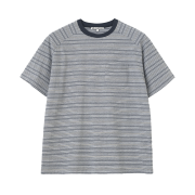 Millo Archive Ritz Stripe Pocket T-Shirt Melange Gray