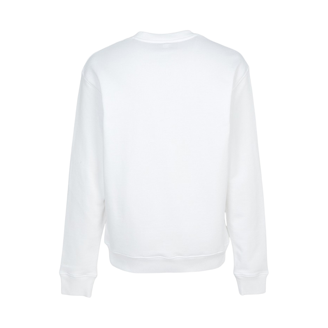 아미 스몰 하트 로고 코튼 스웨트셔츠 화이트 블랙(AMI de Coeur Cotton Sweatshirt White Black) - 2